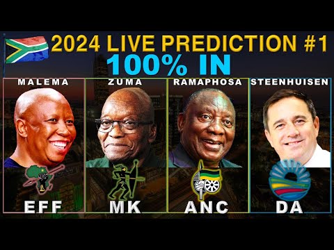 South Africa | General Election LIVE Projection/Prediction/Forecast #1 2024 Results