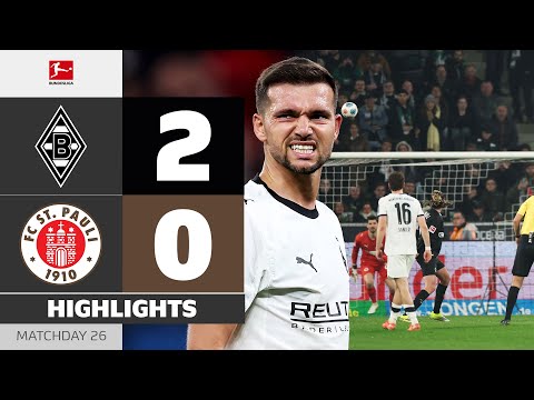 묀헨글라트바흐 VS 장크트파울리 2:0 분데스리가 스포츠하이라이트
