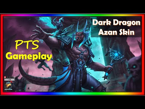 Paladins 5.1 Schism PTS - Azan New Skin Dark Dragon Azan, Voice Gameplay