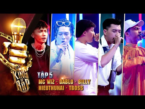 KING OF RAP Tập 5 | ĐẤU NHÓM 4 | HIEUTHUHAI không ai thứ nhất, Dablo gửi bài nhạc đến Bà đã mất.