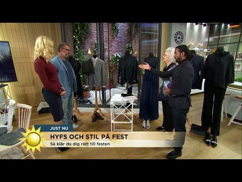 Så klär du dig rätt till festen - Nyhetsmorgon (TV4)