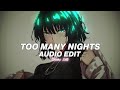 too many nights - metro boomin & future ft. don toliver『edit audio』
