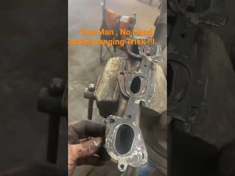 Super Trick ! One Man ,No Hand , Gasket Installation Trick How To