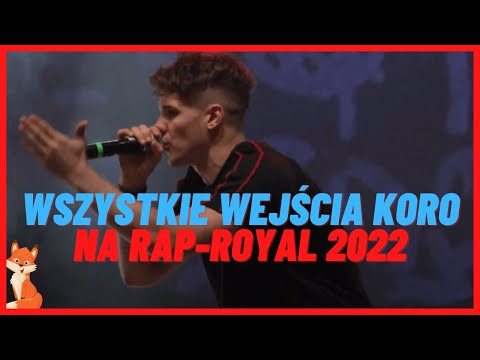 KORO wszystkie WEJŚCIA i PUNCHE na RAP ROYALE [2022] (OSET, CZESKI, WAWRZYN, BOBER) - FREESTYLE