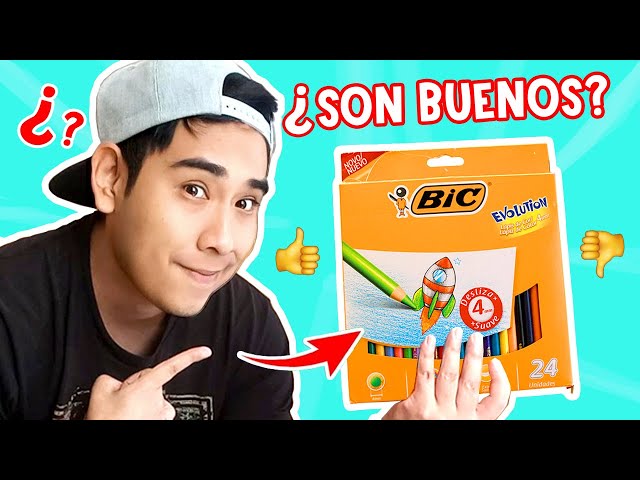 Vídeo relacionado con BIC Lápiz Evolution Original 655 HB con goma de borrar, caja de 12 unidades, color verde