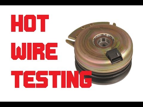 Electric PTO Clutch Hot Wire and Tester