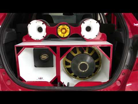 EROS TARGET BASS 3.3K 15" + MEDIO GRAVE EROS 12" NO FORD KA MILTON SOM