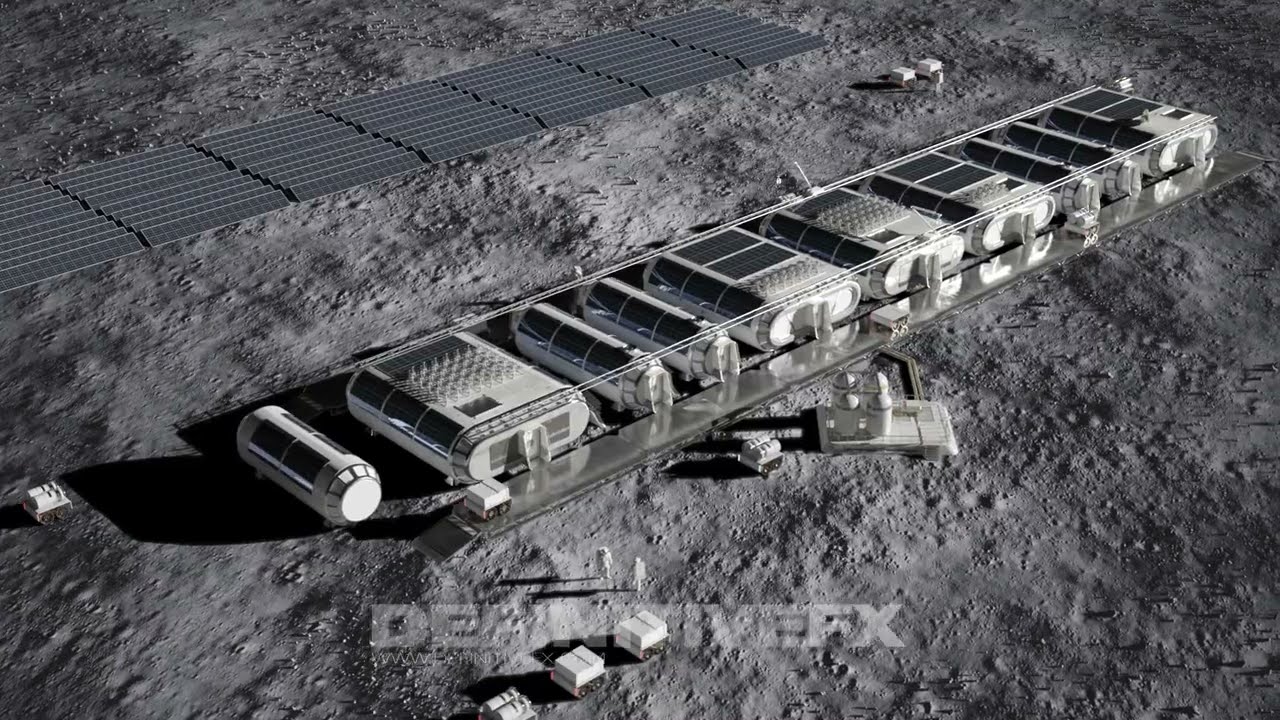 Moon Mining Beneficiation and Fabrication VFX Breakdown