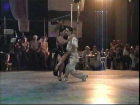  Javier Rodriguez  and  Geraldine Rojas  are  dancing  to  the  tango  "  La Yumba  "