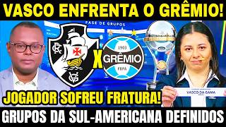 VASCO ENFRENTA O GRÊMIO COM SÃO JANUÁRIO LOTADO! RENATO GAÚCHO PREPARA TIME! GRUPO DA SUL-AMERICANA!