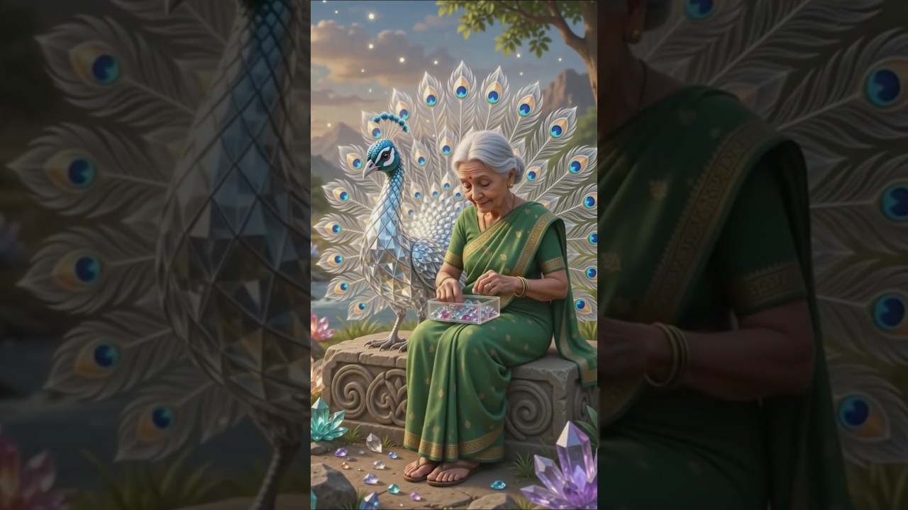 दादी का साधारण संदूक और लालची बहू का जादुई सबक | क्रिस्टल मोर की रहस्यमयी दुनिया #moralstories