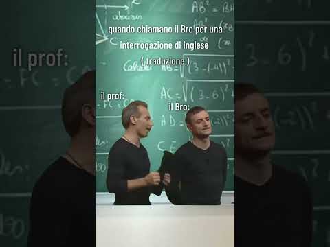 Quando chiamano il bro per fare il traduttore all’interrogazione di inglese 😨: