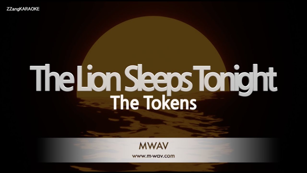 The Tokens-The Lion Sleeps Tonight (Karaoke Version)