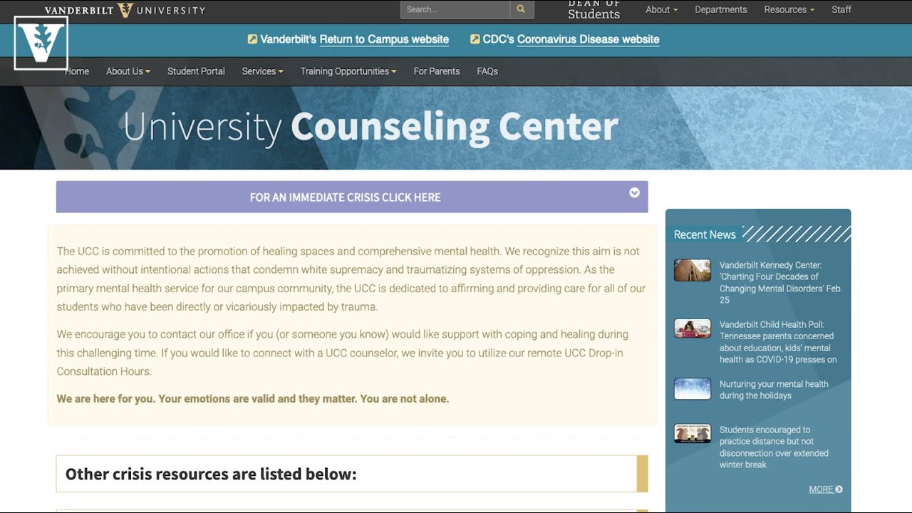 Student-Athlete Mental Health University Counseling Center