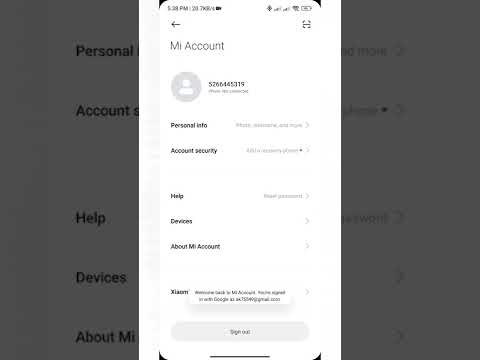 HOW TO SETUP MI ACCOUNT ON YOUR XIAOMI PHONE #shorts #smartphone #xiaomi