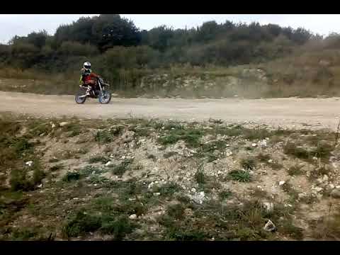 Father and son race route 34