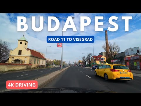 Driving in Hungary: Budapest to Visegrád: Road 11 - March 2024