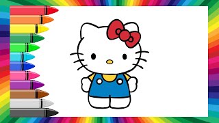 How to Draw HELLO KITTY 🐱🎀 Easy, Step-by-Step Drawing Tutorial