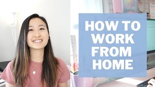 ✅  How to Work from Home Effectively l How to Stay Focused and Productive l Work from Home Routine