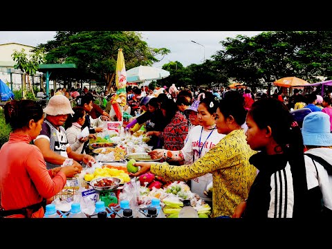 $0 37 A Bag of Food in Front of Garment Factory, Cambodia