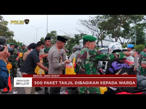 PRESISI UPDATE: POLRES BEKASI BERBAGI TAKJIL 28/03/2025 20.00
