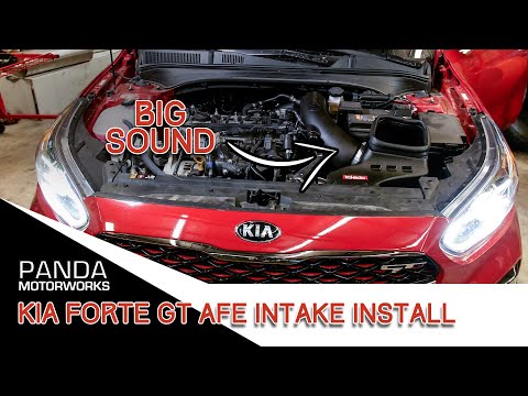 Best 1st Mod! | Installing an AFE Intake on a Kia Forte GT