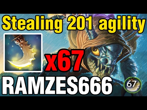 STEALING 201 AGILITY! - RAMZES666 Plays Slark - Dota 2