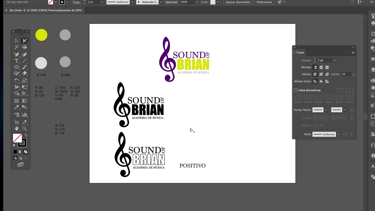 Tutorial: Marca en POSITIVO Y NEGATIVO