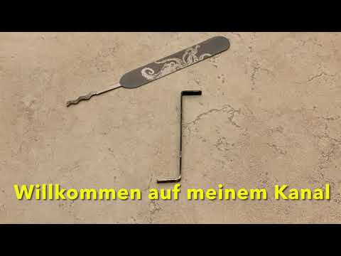 ABUS Panzerkabelschloss Ivera Steel-O-Flex/Schloss öffnen/Fahrradschloss knacken/bike lock open/padl