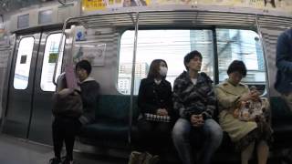 2015-04-11 On the train, Tokyo