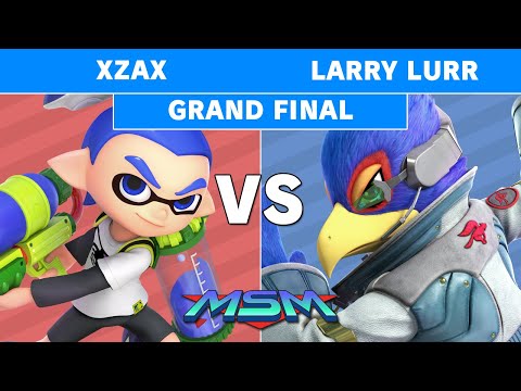 MSM 190 T1 | Larry Lurr ( Falco) vs Scarz | Xzax (Inkling) Grand Finals - Smash Ultimate