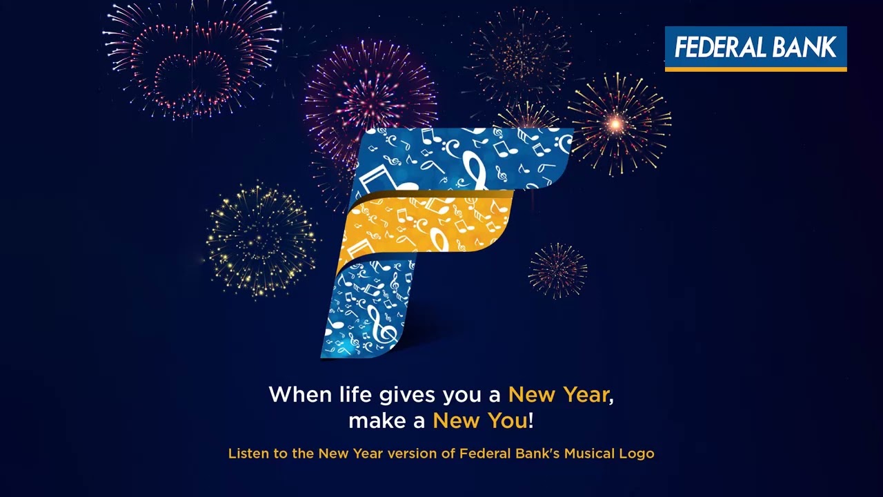 Listen to the New Year version of Federal Bank's Musical Logo