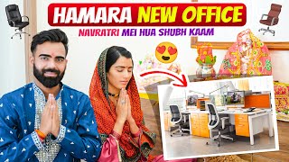 Hamara New Office ka Inauguration 😍 Navratri mei Kiya Shubh Kaam ❤️