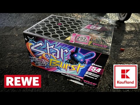 Star Burst Batterie | Weco Feuerwerk | Kaufland und Rewe