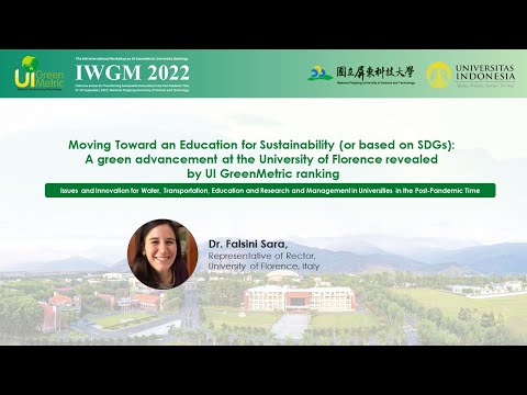 Dr. Falsini Sara, Representative of Rector, University of Florence, Italy