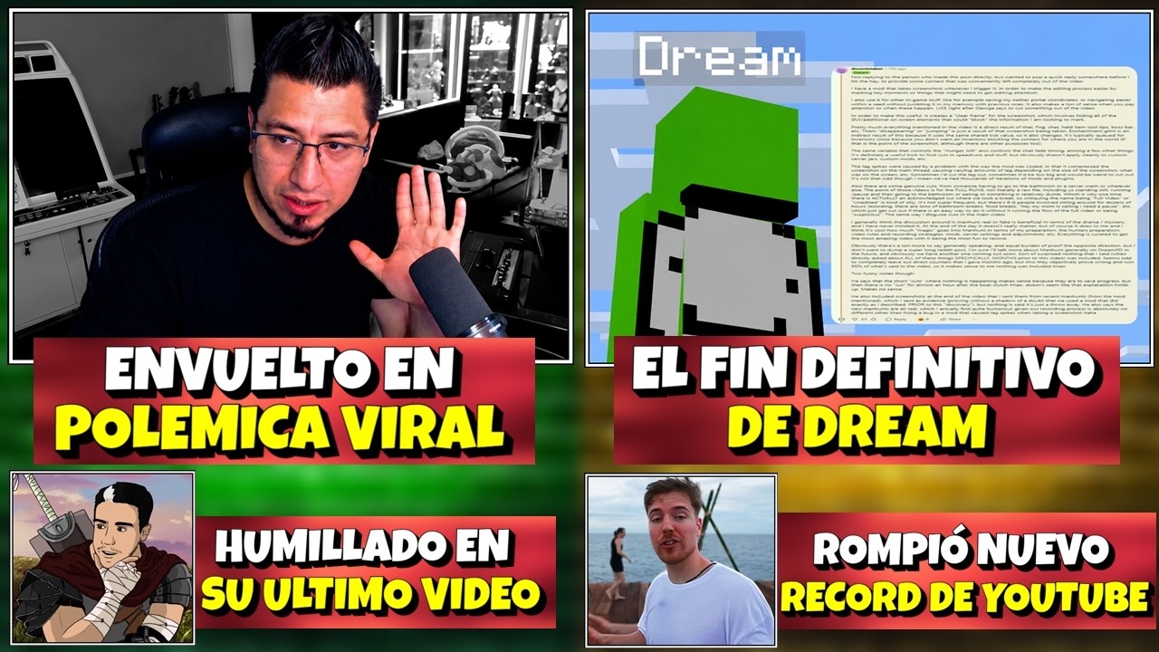 FEDELOBO EN POLEMICA VIRAL | EL FIN DEFINITIVO DE DREAM | HUMILLAN A JWULEN EN SU VIDEO | MrBEAST