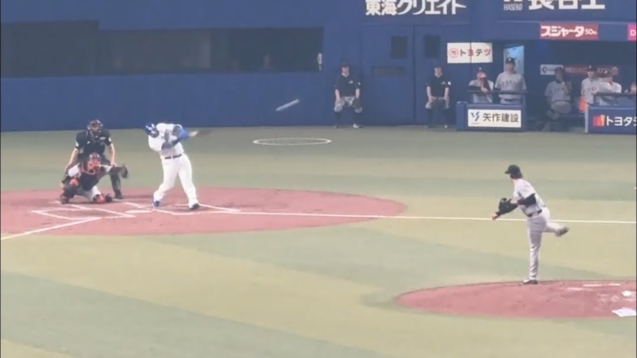 【待っていた】中日ドラゴンズ サノー 来日１号ホームラン！(2026/03/31)