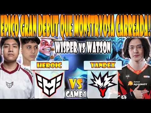 HEROIC vs YANDEX BO5 [GAME 1] WISPER, TAILUNG, YUMA VS WATSON, SAKSA, CHIRA - BLAST SLAM VI 2026 ...