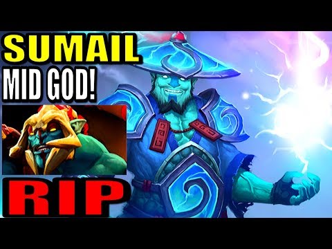 This Is How You Destroy Huskar Mid Using Storm Spirit! Sumail 7.23 Gameplay Dota 2