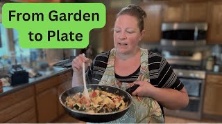 I Took My Small Garden Harvests and Made a Delicious Family Side Dish!