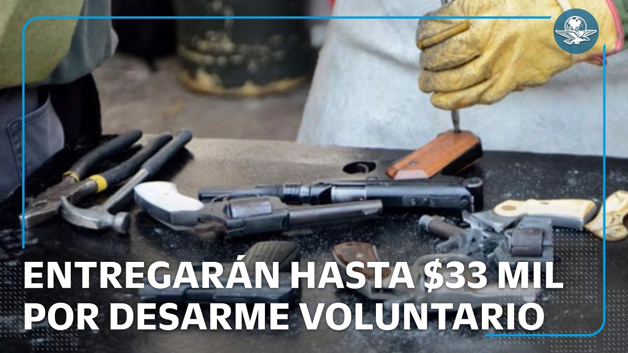 Gobierno eleva apuesta por desarme en México #EnPortada