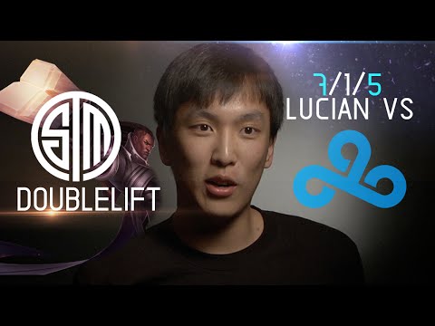 TSM Doublelift vs C9 | GODMODE LUCIAN