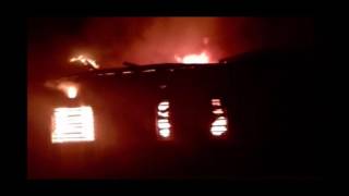 Last night 18 May 2017 building set alight during protest at Princess