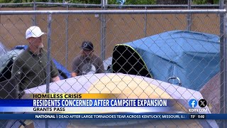 Grants Pass residents voice frustration after homeless camp expands into neighborhood