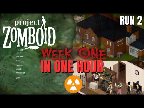 Week One Mod: One Week in ONE HOUR – New Run (Project Zomboid Build 42)