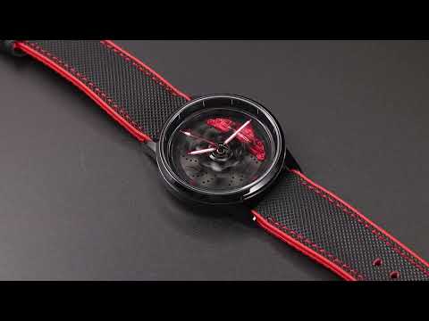 HMN Boxster Spyder 718 rim watch for car enthusiast