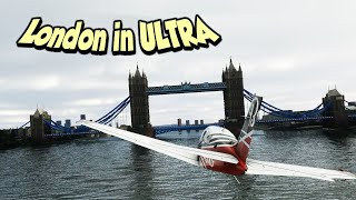 Crazy Boeing Pilot joins me while low-flying London in Flight Simulator 2020 (in Ultra Graphics)