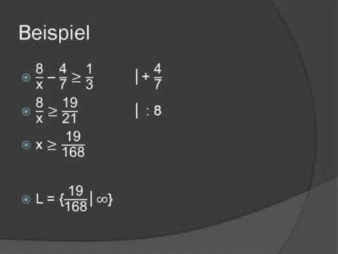 So geht Mathe| Bruchungleichungen