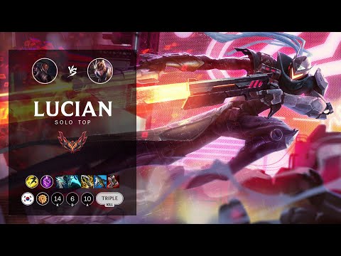 Lucian Top vs Quinn - KR Grandmaster Patch 12.6