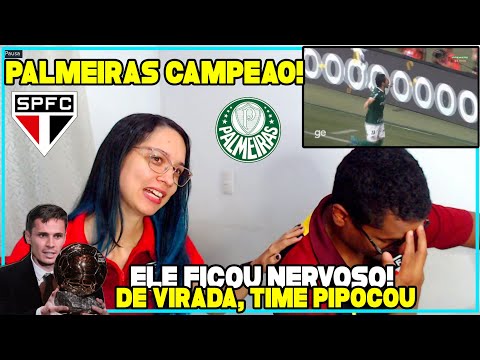 React - PALMEIRAS 4 x 0 SÃO PAULO - PALMEIRAS CAMPEAO E SAO PAULO TIME DE VERGONHA - PAULISTAO 2022